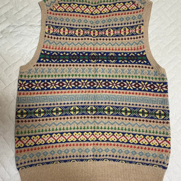 [BUNJANG] Polo Fair Isle Vest L / 폴로 페어아일 베스트 L