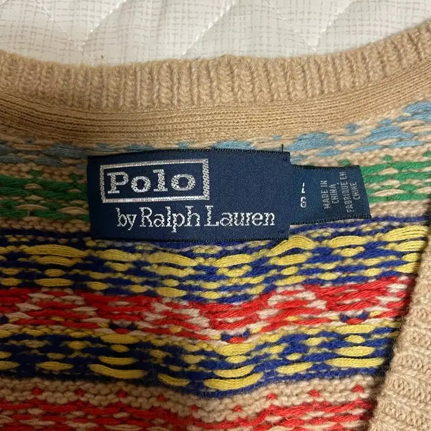 [BUNJANG] Polo Fair Isle Vest L / 폴로 페어아일 베스트 L