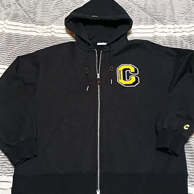 [BUNJANG] Covernat Oversized Heavyweight Hoodie Zip-up XL / 커버낫 오버핏 헤비웨이트 후드집업 XL 가슴64 기장72