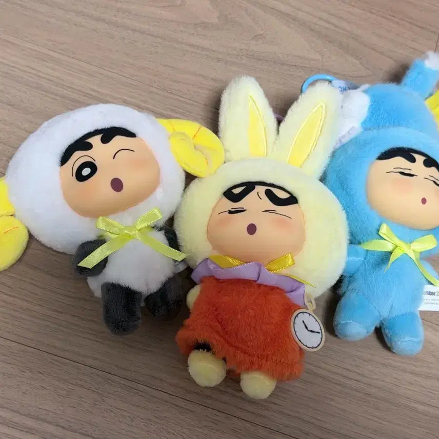 [BUNJANG] Crayon Shin-chan Cosplay Keychain 3-Piece Set / [새상품]코스프레 짱구 키링 3종 세트