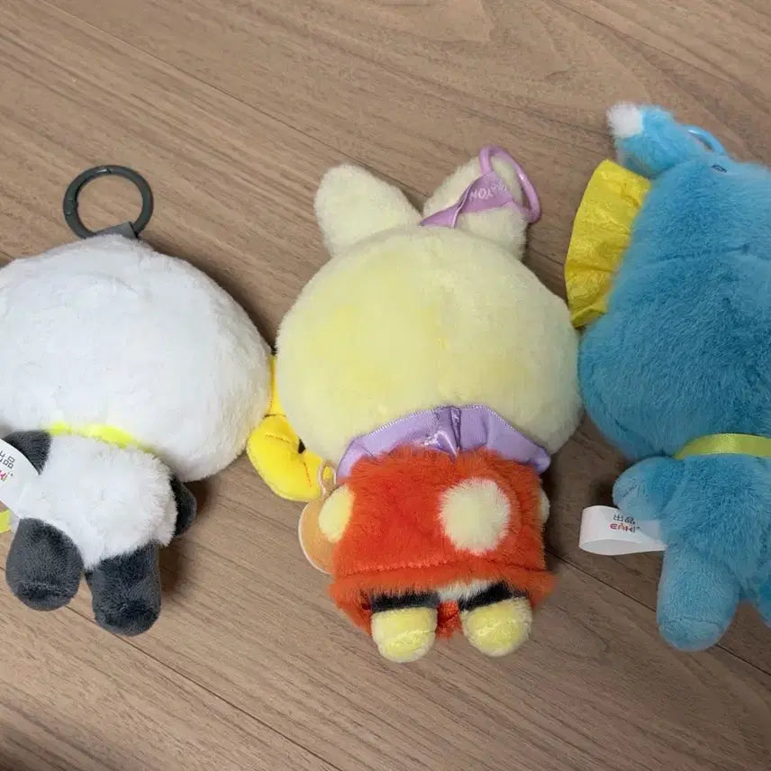 [BUNJANG] Crayon Shin-chan Cosplay Keychain 3-Piece Set / [새상품]코스프레 짱구 키링 3종 세트