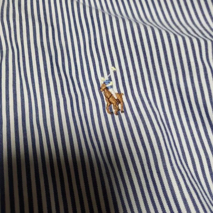 [BUNJANG] Ralph Lauren Custom Fit Stripe Shirt / 랄프로렌 컬러포니 커스텀핏 스트라이프 셔츠 105