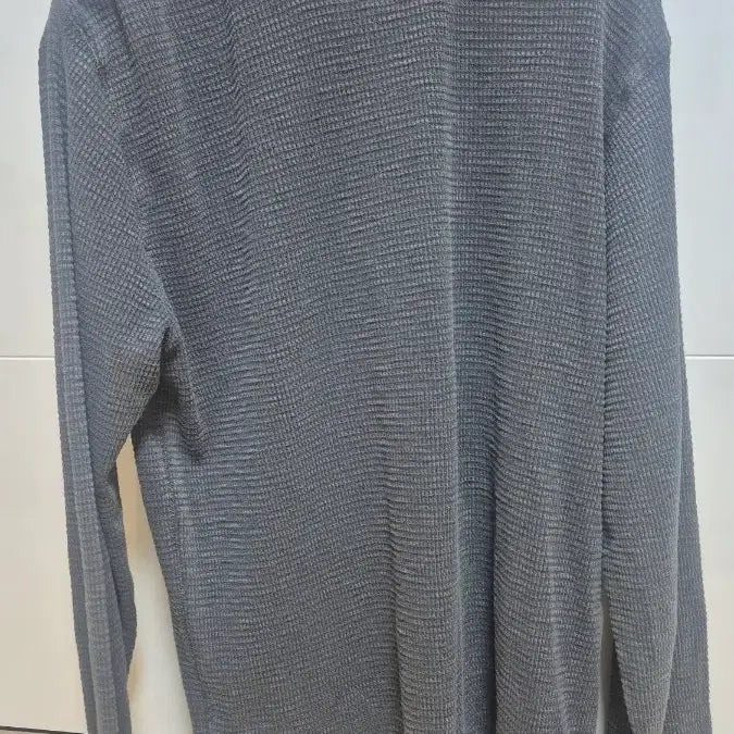 [SOLD OUT] RRL 더블알엘 와플니트 헨리넥 페이디드블랙 L