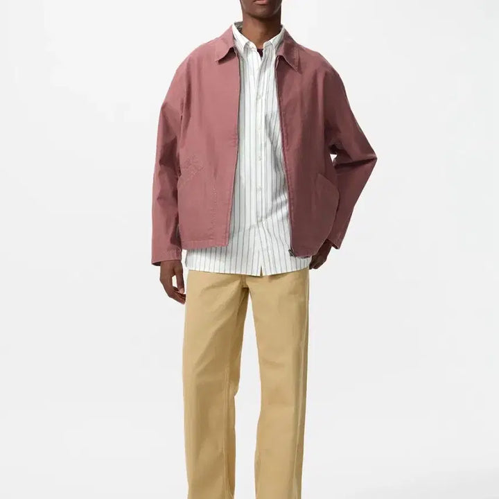 [BUNJANG] Uniqlo Wide Straight Color Jeans Beige 33 / 유니클로 와이드스트레이트컬러진 베이지 33