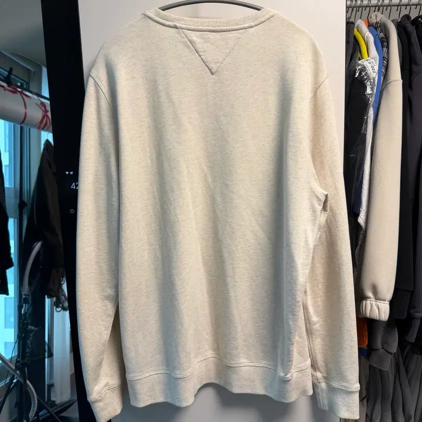 [BUNJANG] Tommy Jeans Ivory Logo Long Sleeve T-Shirt XL / TOMMY JEANS