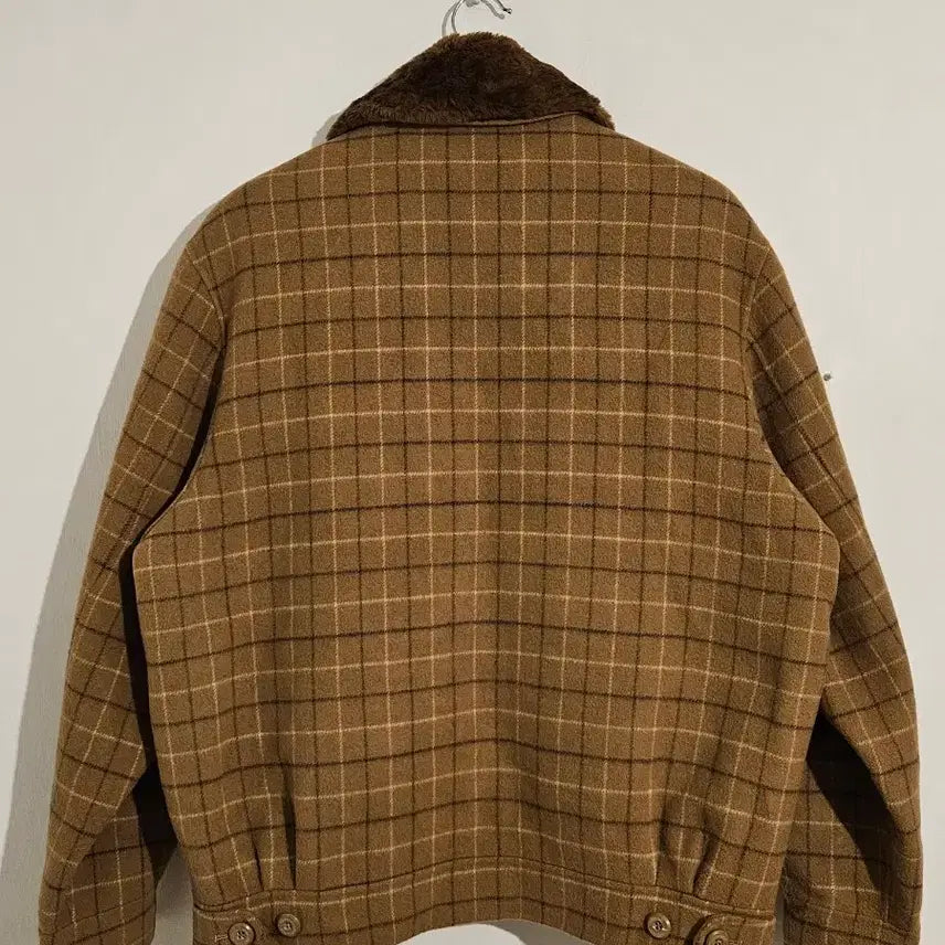 [BUNJANG] Vintage Wool Blouson Jacket / XL 105 빈티지 울 모직 블루종 베이지 자켓 점퍼 자방