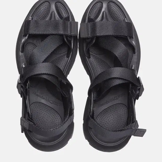 [BUNJANG] Alexander McQueen 667815W4R51 Black Sandals / (풀박스) 알렉산더 맥퀸 정품 667815W4R51 블랙 샌들 새상품