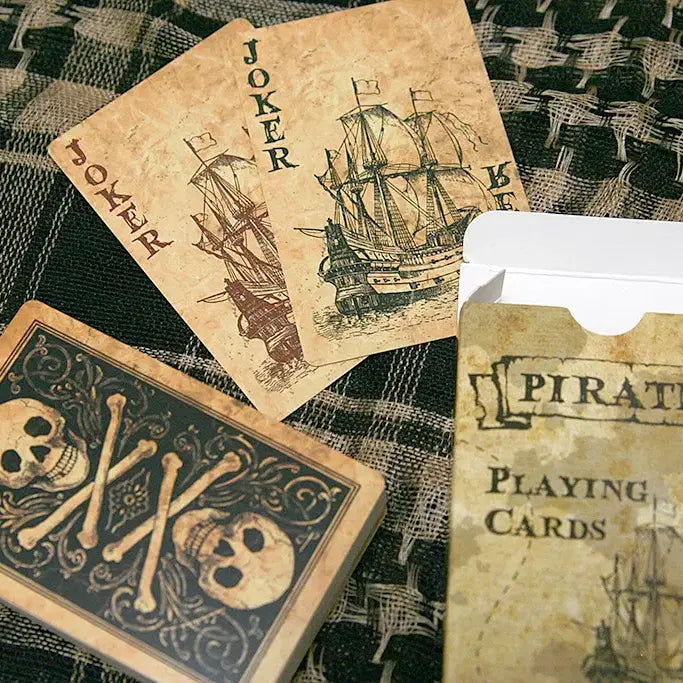 [BUNJANG] Black Lotus Pirate Playing Cards / Black Lotus 해적 트럼프 카드 (미사용, 빈티지, 캠핑, 오락)