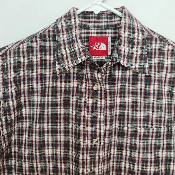 [BUNJANG] The North Face Checkered Shirt / 일본 노스페이스 체크 셔츠 L