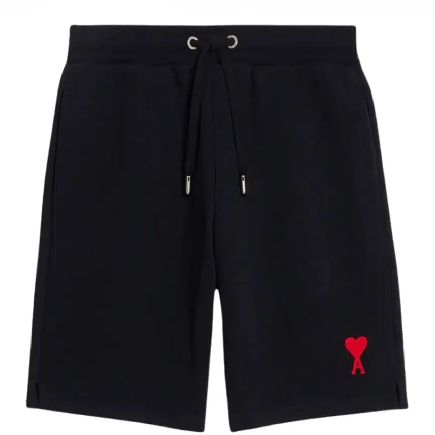 [BUNJANG] Ami Small Heart Logo Shorts - Black [XL] / 아미 스몰 하트 로고 쇼츠 블랙 [XL]
