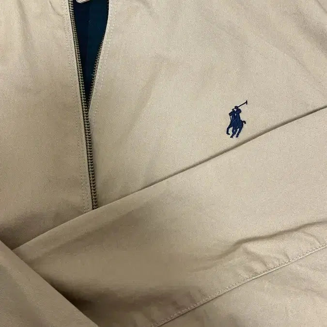 [BUNJANG] Polo Ralph Lauren Beige Harrington Jacket / 폴로 랄프로렌 베이지색 해링턴 아우터