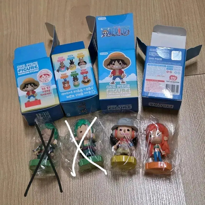 [BUNJANG] One Piece Figure Random Stamp Nami Usopp / 원피스 피규어 랜덤 스탬프 나미 우솝