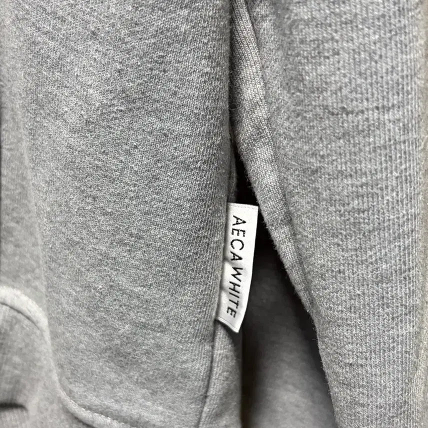 [BUNJANG] AECA White Hooded Sweatshirt (L) / AECA White 회색 후드티 (L)