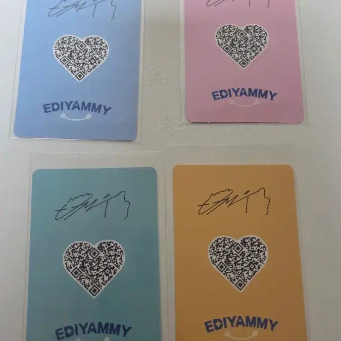 [SOLD OUT] 변우석 이디야 포토카드 4종 세트
