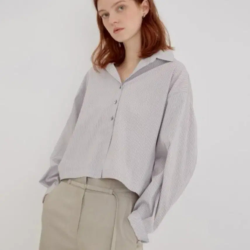 [BUNJANG] Athe Vanessa Bruno Striped Blouse (Size 55) / 아떼바네사브루노 23 블라우스 셔츠 (55)