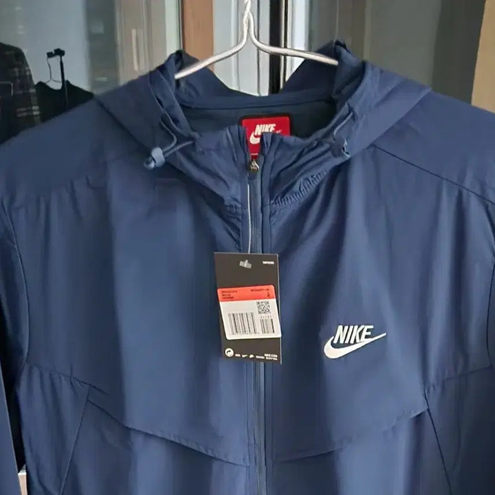[BUNJANG] Nike Functional Windbreaker L / 나이키  스판 바람막이 L(100) 네이비. 블랙