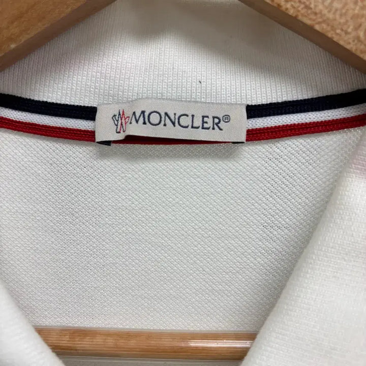 [BUNJANG] Moncler PK Collar T-Shirt White XL / [XL]몽클레어 pk 카라티