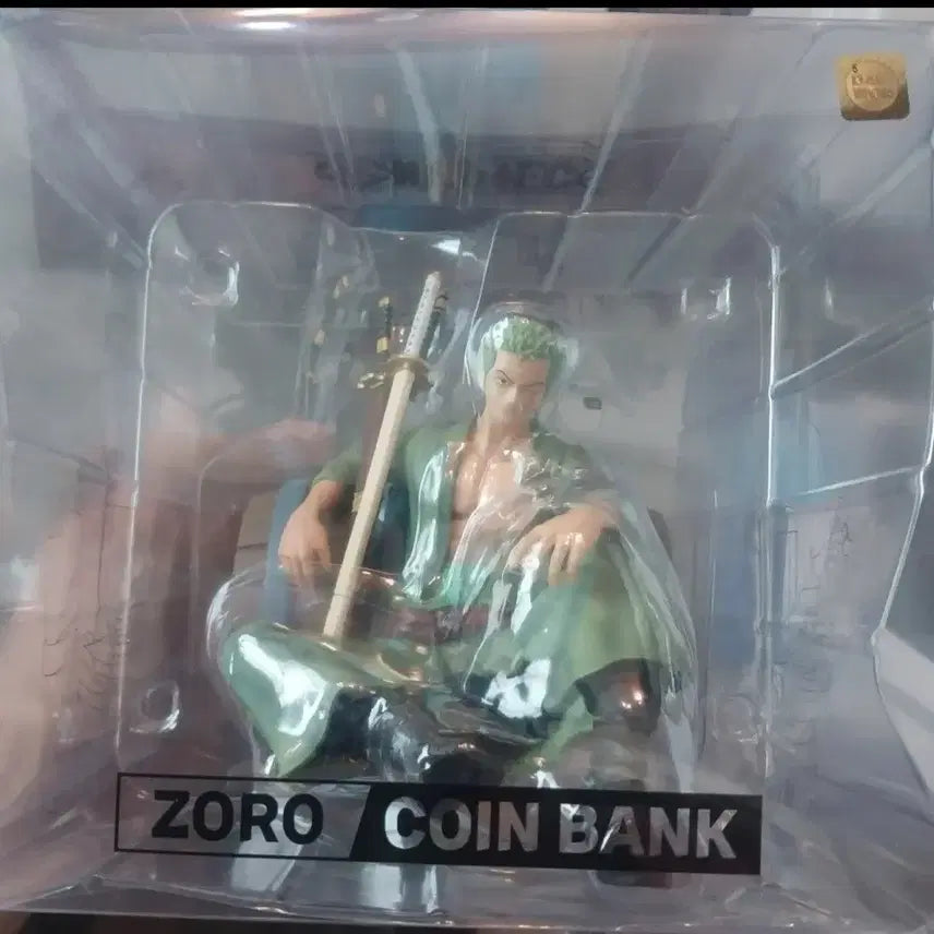 [BUNJANG] One Piece Zoro Figure Coin Bank / 원피스 조로 피규어 저금통
