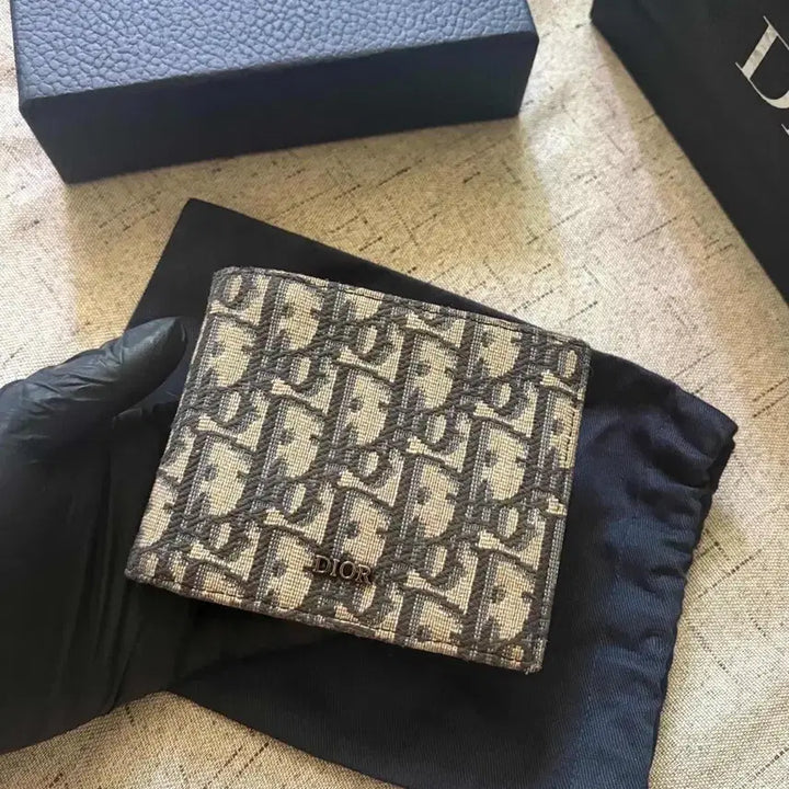 [BUNJANG] Dior Dior Oblique Bifold Wallet Beige / [정품]디올 오블리크 반지갑 베이지