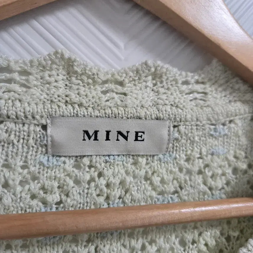 [BUNJANG] 마인 MINE 스캘럽 컬러  니트 가디건 / 마인 MINE 스캘럽 컬러  니트 가디건