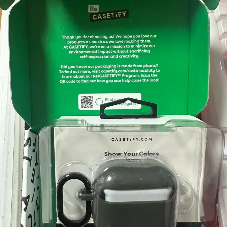 [BUNJANG] AirPods 4 CASETiFY Maison Kitsuné Bounce Case / 에어팟4 케이스티파이 메종 키츠네 바운스 케이스 새상품 팝니다
