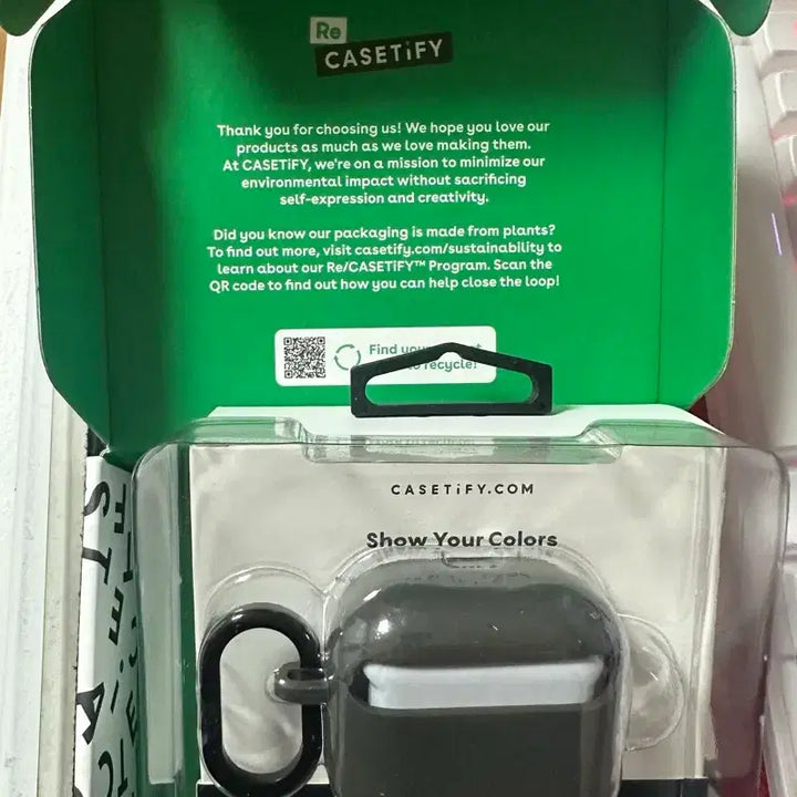 [BUNJANG] AirPods 4 CASETiFY Maison Kitsuné Bounce Case / 에어팟4 케이스티파이 메종 키츠네 바운스 케이스 새상품 팝니다