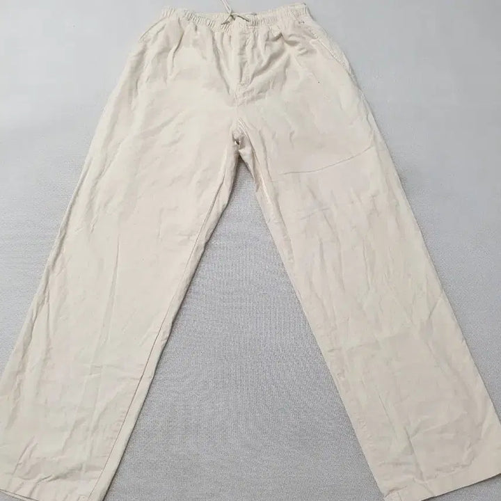 [BUNJANG] SUARE Ivory Banding Wide Pants / SUARE 아이보리색 밴딩 와이드 팬츠 허리31