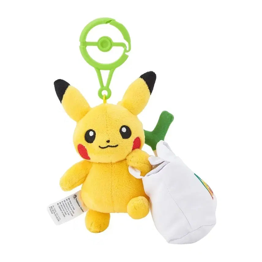 [BUNJANG] Pokemon Pikachu Shopping Eco Bag and Keyring / 포켓몬 피카마트 에코백 피카츄 키링 장보는 피카츄
