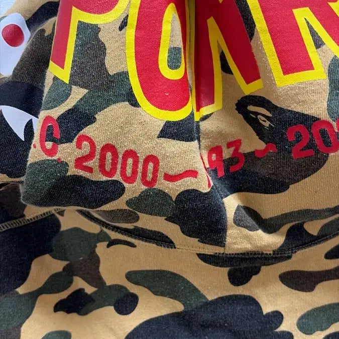 [SOLD OUT] 급처) 베이프 ponr 리버시블(양면) 샤크후드 정품