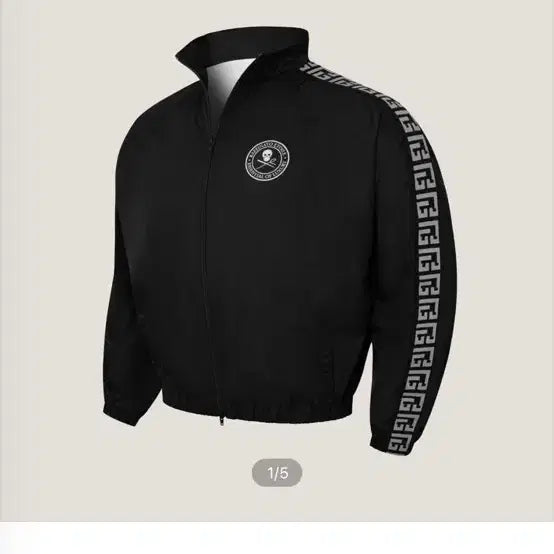 [BUNJANG] Rapinato Etoile Black Windbreaker Jacket (Size 50) / 라피나토에뚜알 / 블랙 바람막이 자켓 / 50 사이즈 새제품 팝니다