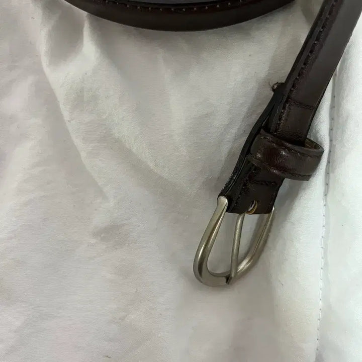 [SOLD OUT] 슬로우앤드 렌토 가죽 벨트 브라운