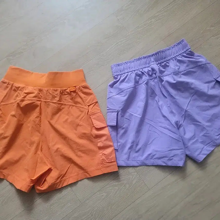 [BUNJANG] Orange/Lavender Cargo Shorts Size S / 오렌지/라벤더 카고 반바지 S ---각 ₩20,000