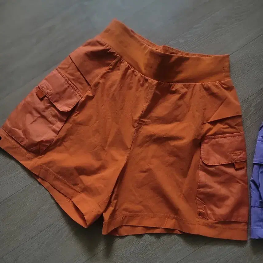 [BUNJANG] Orange/Lavender Cargo Shorts Size S / 오렌지/라벤더 카고 반바지 S ---각 ₩20,000