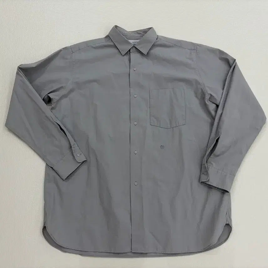 [SOLD OUT] [M] 나나미카 레귤러 카라 윈드셔츠 그레이