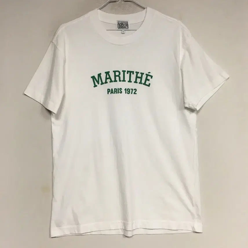[BUNJANG] Marithe Francois Girbaud Lettering Short Sleeve T-shirt / 마리떼 프랑소와저버 레터링 반팔 티셔츠 M