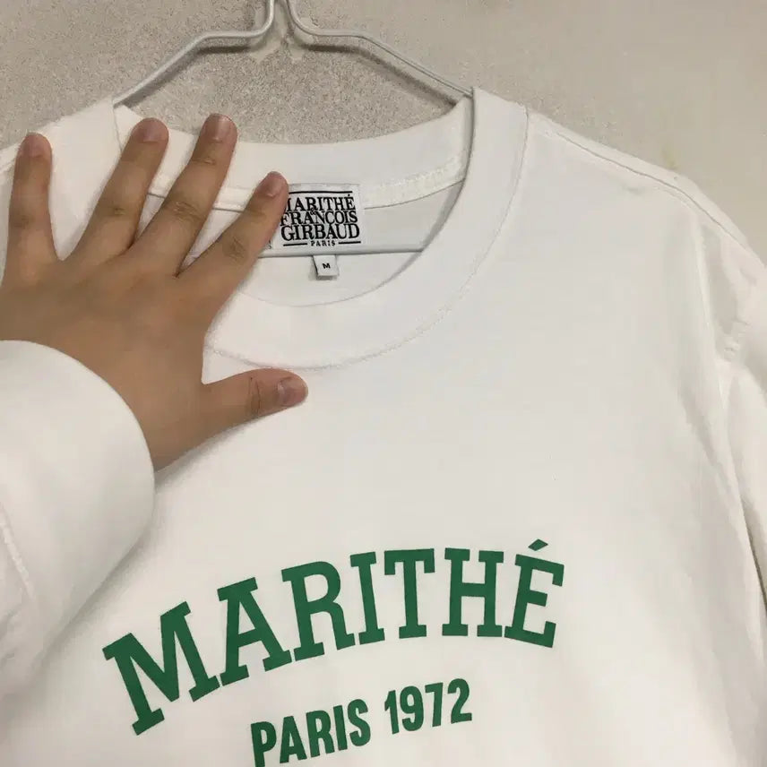 [BUNJANG] Marithe Francois Girbaud Lettering Short Sleeve T-shirt / 마리떼 프랑소와저버 레터링 반팔 티셔츠 M