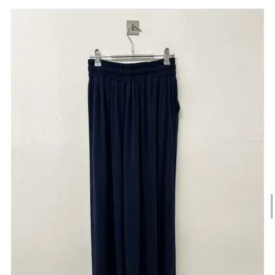 [BUNJANG] Antique J Premium Cheese Wide Pants (Navy) / 엔티크제이 제작 프리미엄 치즈와이드팬츠(네이비)