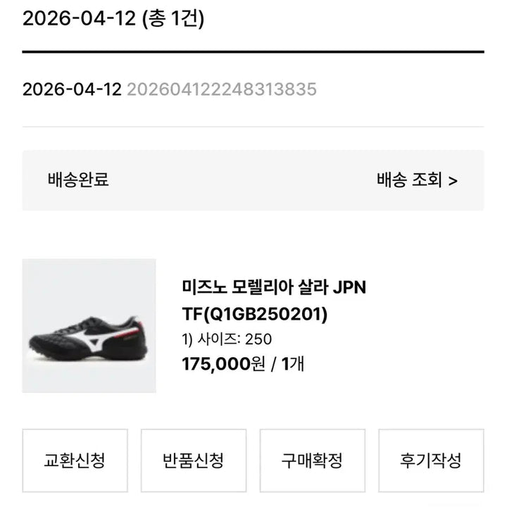 [SOLD OUT] 미즈노 모렐리아 살라 japan(250)