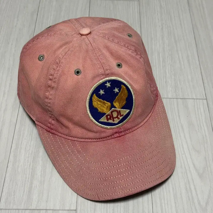 [SOLD OUT] 더블알엘 RRL 윙 로고 볼캡 핑크 (페이디드 레드)