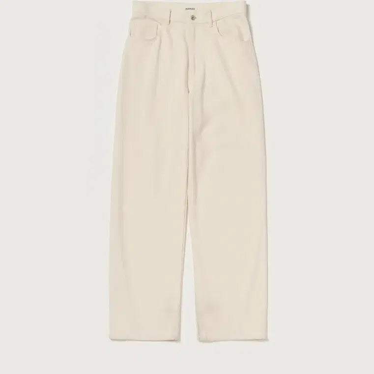 [BUNJANG] Auralee Silk Nep Denim Wide Pants / [4] 26SS 오라리 실크 넵 데님 5P 와이드 팬츠