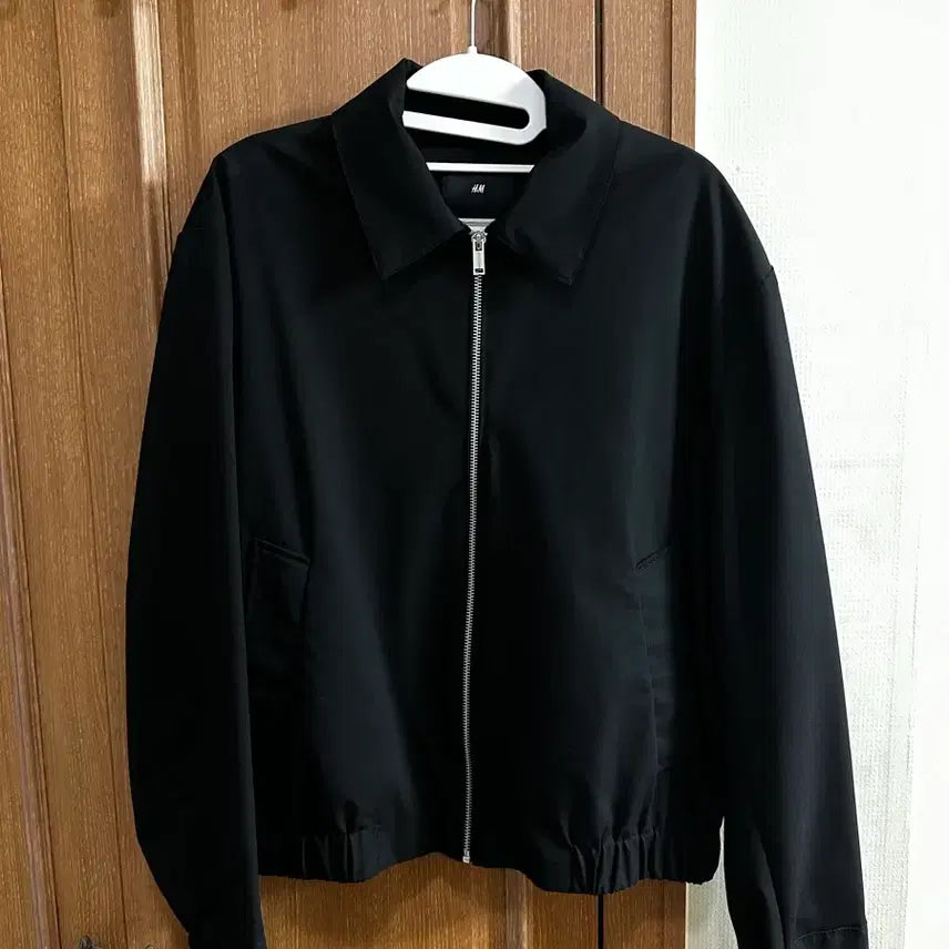 [BUNJANG] H&amp;M Black Blouson Jacket / H&amp;M 블랙 블루종 자켓
