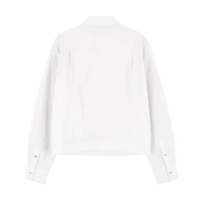 [BUNJANG] REPOS Nylon Jumper Shirt White / repos 리포스 NYLON JUMPER SHIRTS WHITE