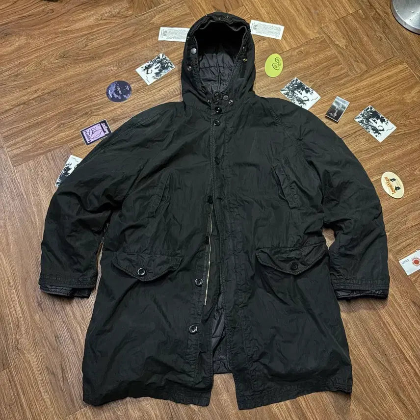 [SOLD OUT] 90S CP COMPANY M51 오버사이즈드 파카 블랙