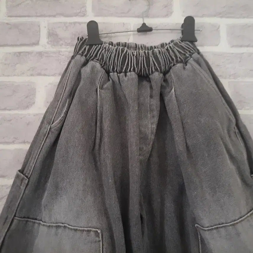 [BUNJANG] Atcorner Grey Bermuda Cropped Jeans / 앳코너 그레이 버뮤다 칠부청바지/알뜰한여우