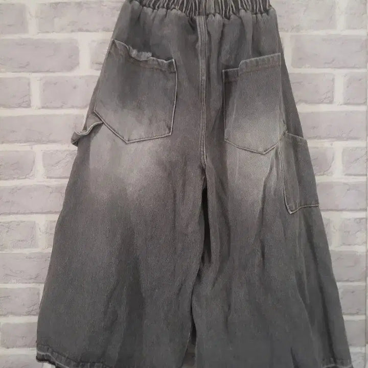 [BUNJANG] Atcorner Grey Bermuda Cropped Jeans / 앳코너 그레이 버뮤다 칠부청바지/알뜰한여우