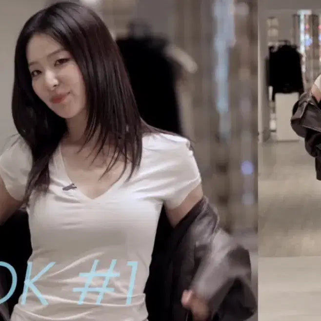 [BUNJANG] ZARA Seulgi V-Neck T-Shirt / 자라 하이슬기 브이넥 티셔츠 새상품