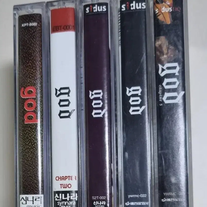 [BUNJANG] g.o.d 1-5th Album Cassette Tape / 지오디 1-5집 카세트테이프