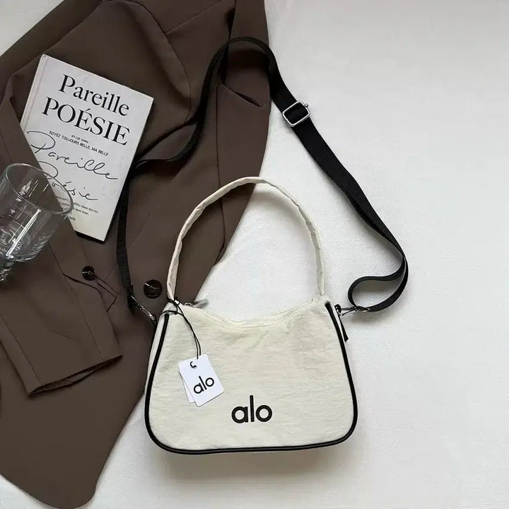 [BUNJANG] Alo Mini Shoulder Bag Crossbody Ivory / alo 알로 미니 숄더백 크로스백 아이보리