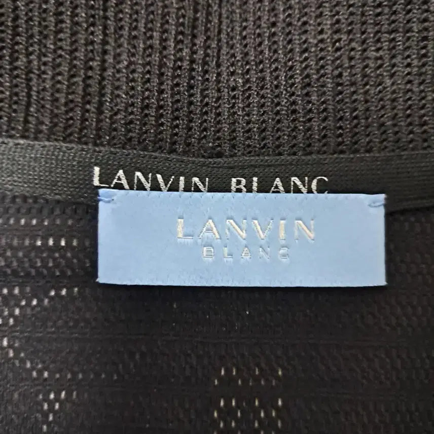 [BUNJANG] LANVIN BLANC Black Color Block Short Sleeve T-shirt / LANVIN BLANC 블랙 배색 반팔티셔츠 L(가슴반품 54)가격내림