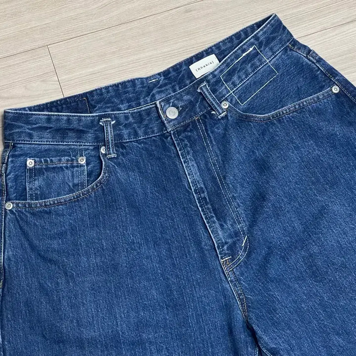[BUNJANG] Cahkies Relaxed 5P Jeans Dark Blue / 카키스 릴랙스드 5P 진 다크 블루 2